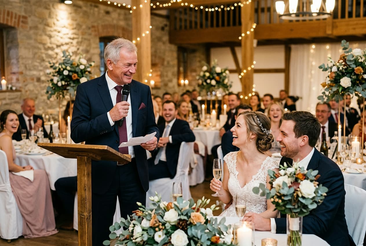 Hochzeitsrede als Brautvater (lustig & emotional): Vorlagen für jeden Stil