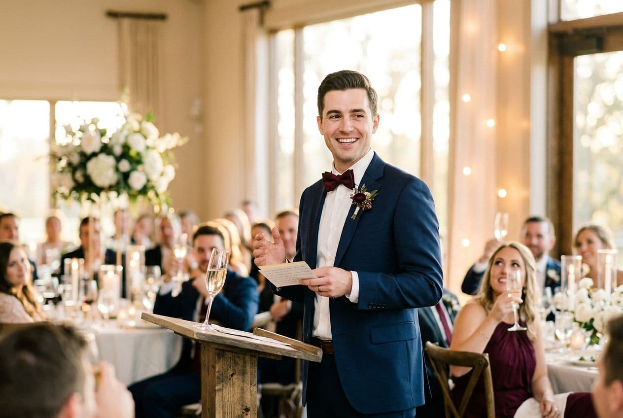 Hochzeitsrede für den Bräutigam: Aufbau, Beispiele & Formulierungen
